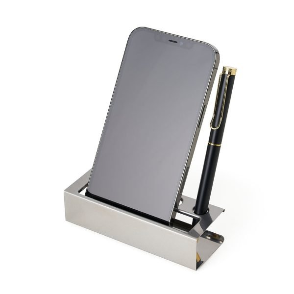 Porta Cartăo Inox com Suporte Para Canetas - Image 2
