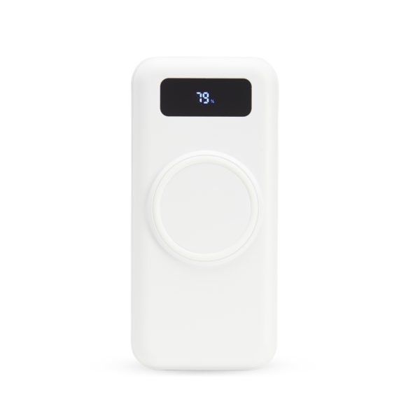 Power Bank 10.000mAh com Carregamento via Induçăo ou via Cabo