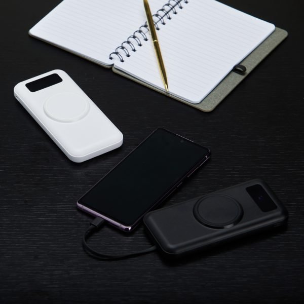 Power Bank 10.000mAh com Carregamento via Induçăo ou via Cabo - Imagem 2