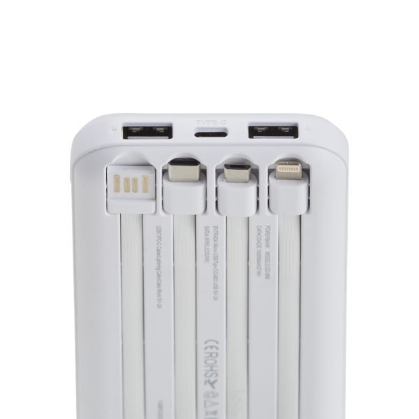 Power Bank 10.000mAh com Carregamento via Induçăo ou via Cabo - Imagem 4